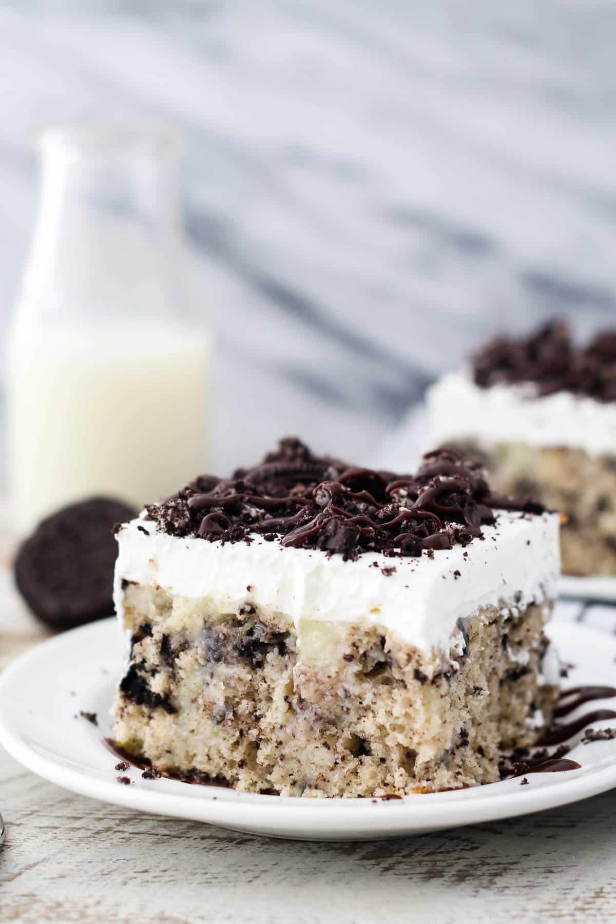 Oreo white cake