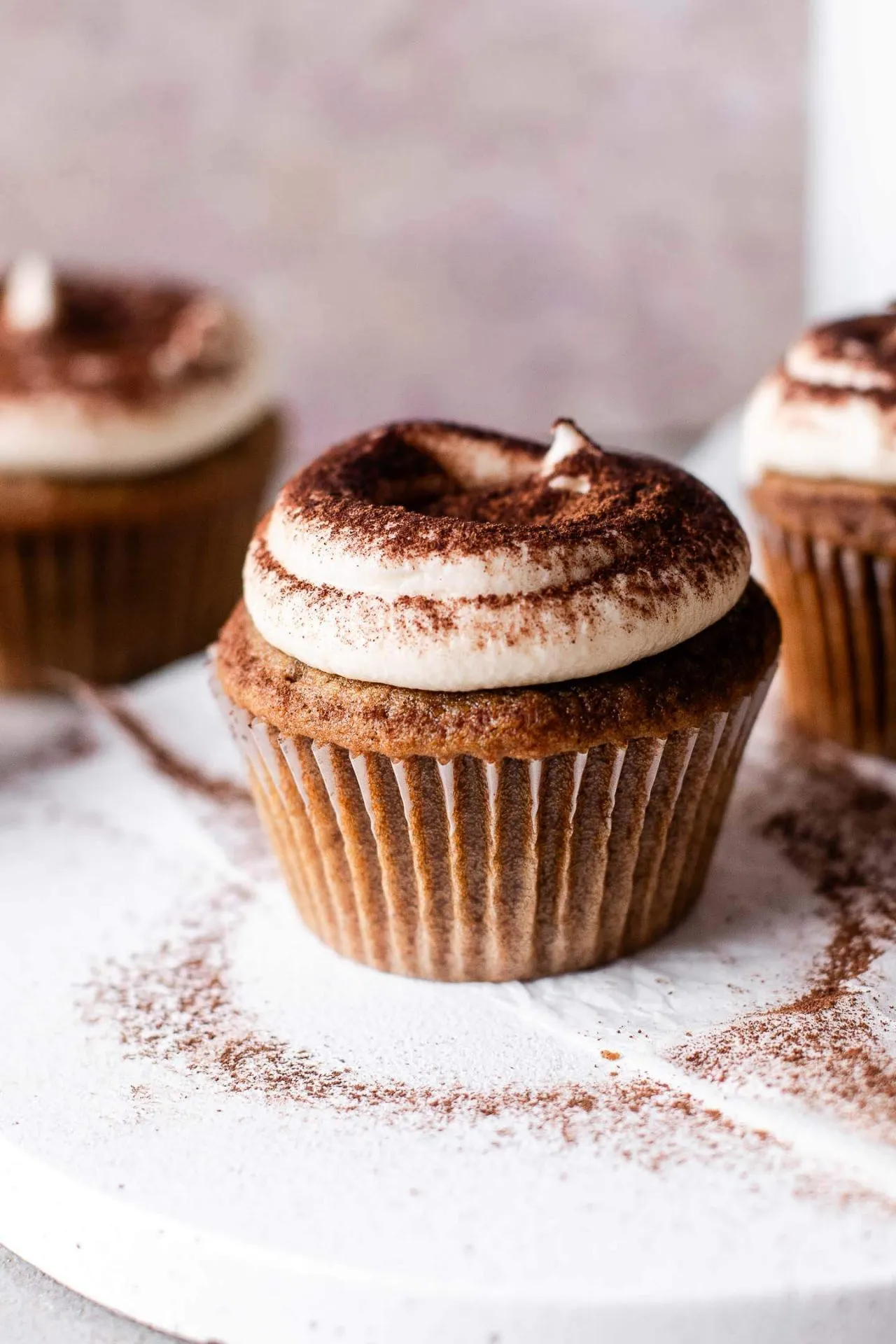 Caramel tiramisu cupcake